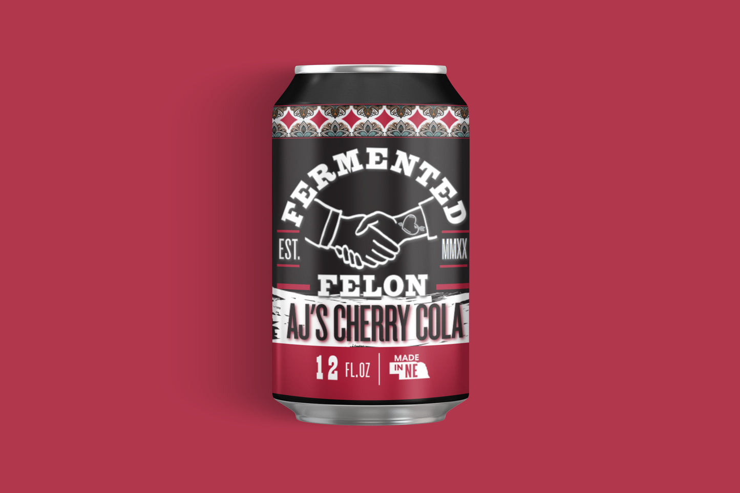 AJ's Cherry Cola Kombucha Cans (4-Pack)