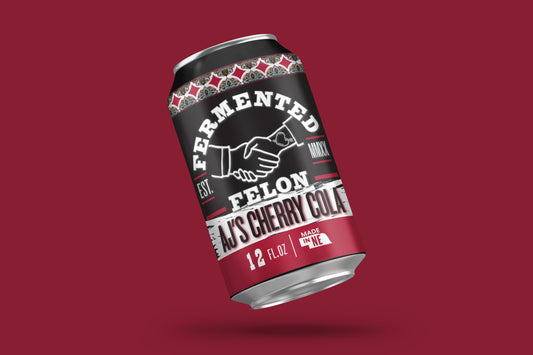 AJ's Cherry Cola Kombucha Cans (4-Pack)