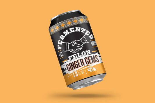 Ginger Gems Kombucha Cans (4-Pack)
